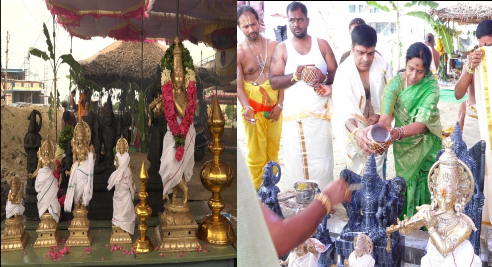 అంగరంగ వైభవంగా శ్రీ పట్టాభిరామస్వామి జీర్ణోద్ధారణ మహా కుంభాభిషేక మహోత్సవం