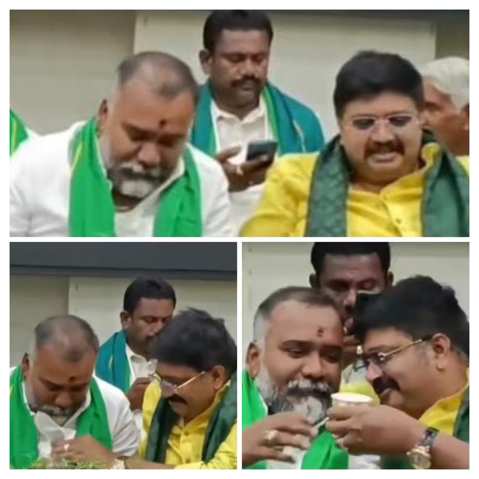 స్నేహబంధం చాటిన ఇద్దరు ఎమ్మెల్యేలు....