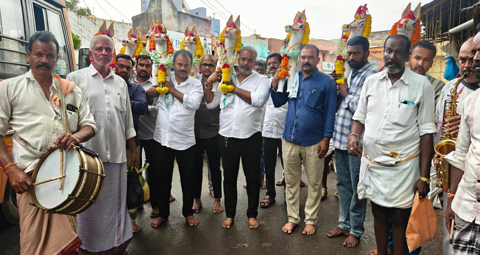 చౌడేపల్లిలో సాంప్రదాయబద్ధంగా అక్కదేవతలకు పచ్చ