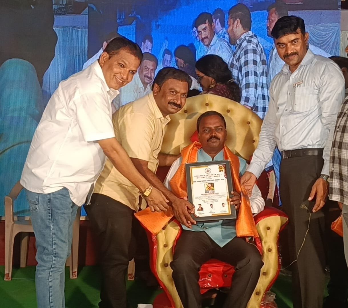 పసేలి రాజేష్‌కు ‘ఉత్తమ సేవా పురస్కారం-2026’