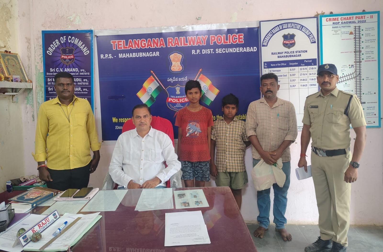 వేగంగా స్పందించిన పోలీసులు.. బాలుర ఆచూకీ లభ్యం