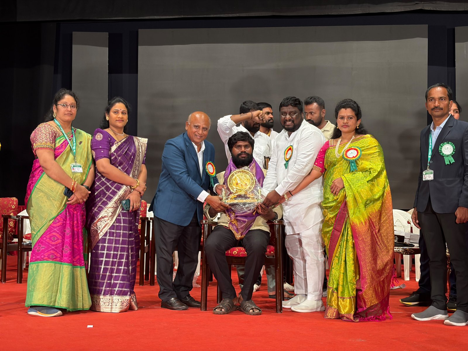 ఏపీ రాష్ట్ర ఆర్టీఐ కార్యదర్శి అభి మారన్‌కు ఘన సన్మానం